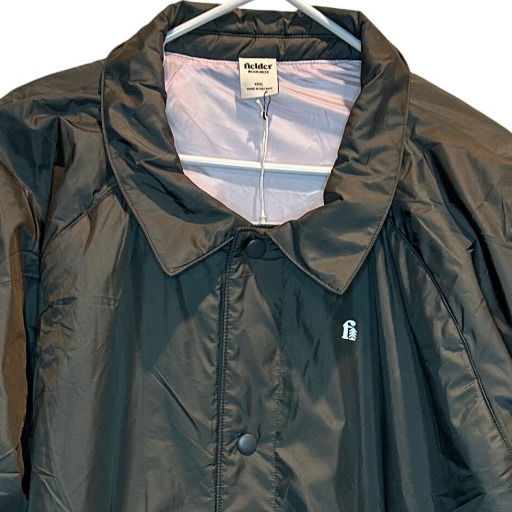 NEW Fielder Bonobos Mens XXXL Coaches Jacket Lightweight Gray Button Up Coat‎